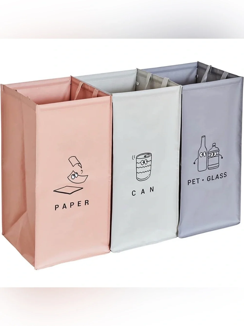 3-Compartment Recyclable Sorter - Waterproof Bins Brand New